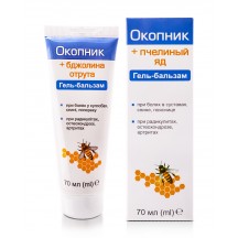 Gelis-balzamas Okopnik + bičių nuodai 70 ml.